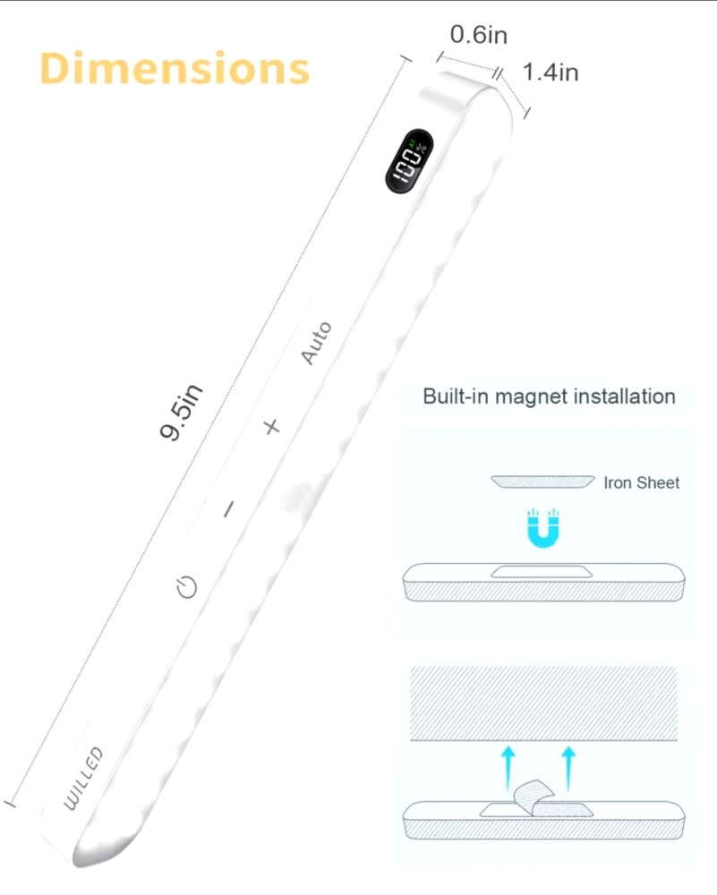 WILLED Motion sensor indoor light