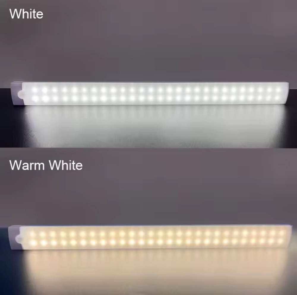 LEDs Under Cabinet Night Light USB Rechargeable Motion Sensor Closet Light Kitchen Bedroom Lighting Kitchen Wall Lamp 30cm