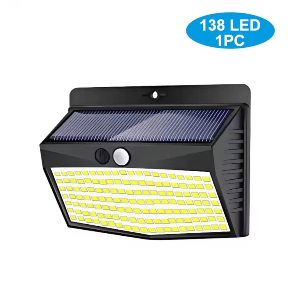 NewStyle 138 LED Solar Light Outdoor 4PCS Solar Wall Lamp